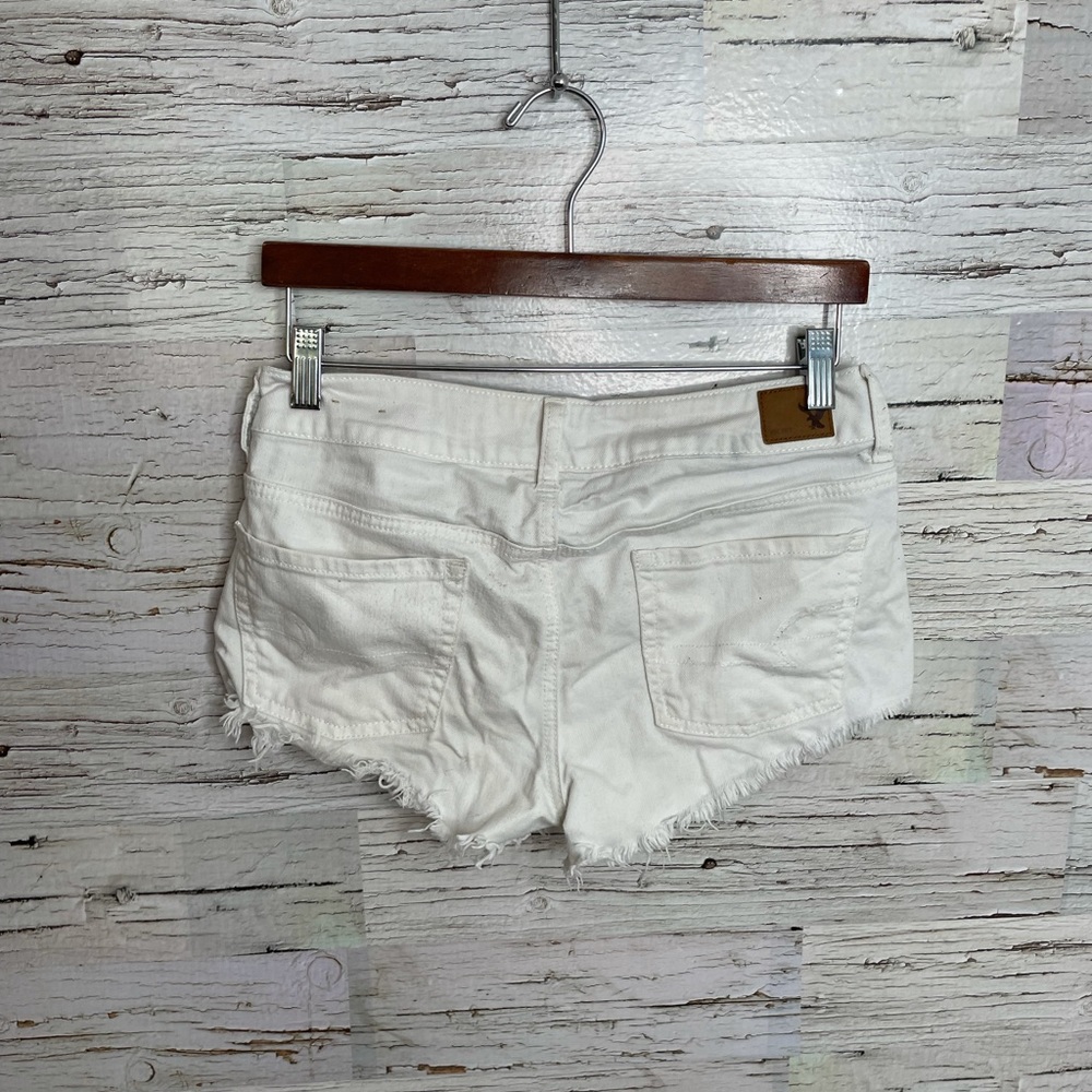 American eagle white shorts size 4 Jean - Picture 8 of 11